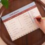 A4 Meal Planner Pad | Butter Blue, thumbnail 1 of 5