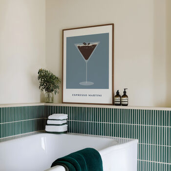 Espresso Martini Print, Cocktail Print, 6 of 9