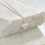 Heart Pendant Necklace Sterling Silver, thumbnail 2 of 7