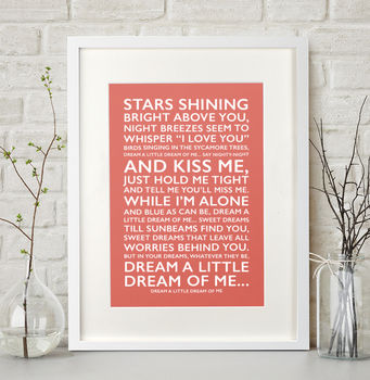 Personalised Favourite Song Print, 9 of 9