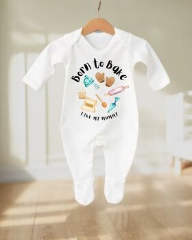 Born To Bake Baby Bodysuits, 2 of 5