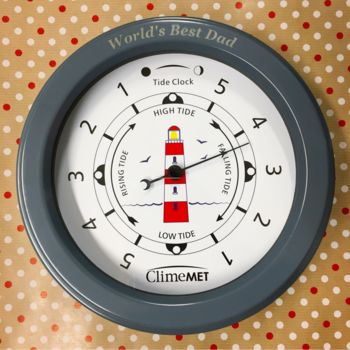 Customisable Red Lighthouse Tide Clock, 3 of 5