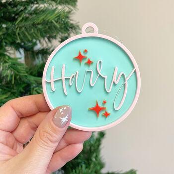 Fun And Bright Christmas Tree Decoration, 2 of 4