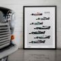 Hamilton's Championship Cars Gp Poster, thumbnail 1 of 3