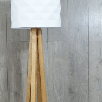 Avenir Lamp Stand Solid Oak, 7 of 10