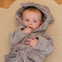 Personalised Elephant Dressing Gown Gift For Baby, thumbnail 9 of 10