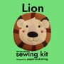 Lion Felt Decoration Sewing Kit, thumbnail 1 of 6