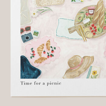 Time For A Picnic Art Print, 4 of 5