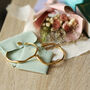 Wavy Gold Cuff Bangle, thumbnail 7 of 8