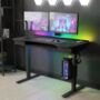 Cyclone Height Adjustable Gaming Desk, thumbnail 9 of 9