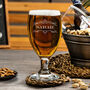 Personalised Vintage Style Stemmed Beer Glass Range, thumbnail 2 of 6