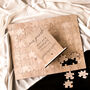 Wedding Guest Book Wooden Puzzle Alternative, thumbnail 3 of 9
