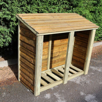Heavy Duty Log Store 4ft X 5ft High Quality Timber, 7 of 7