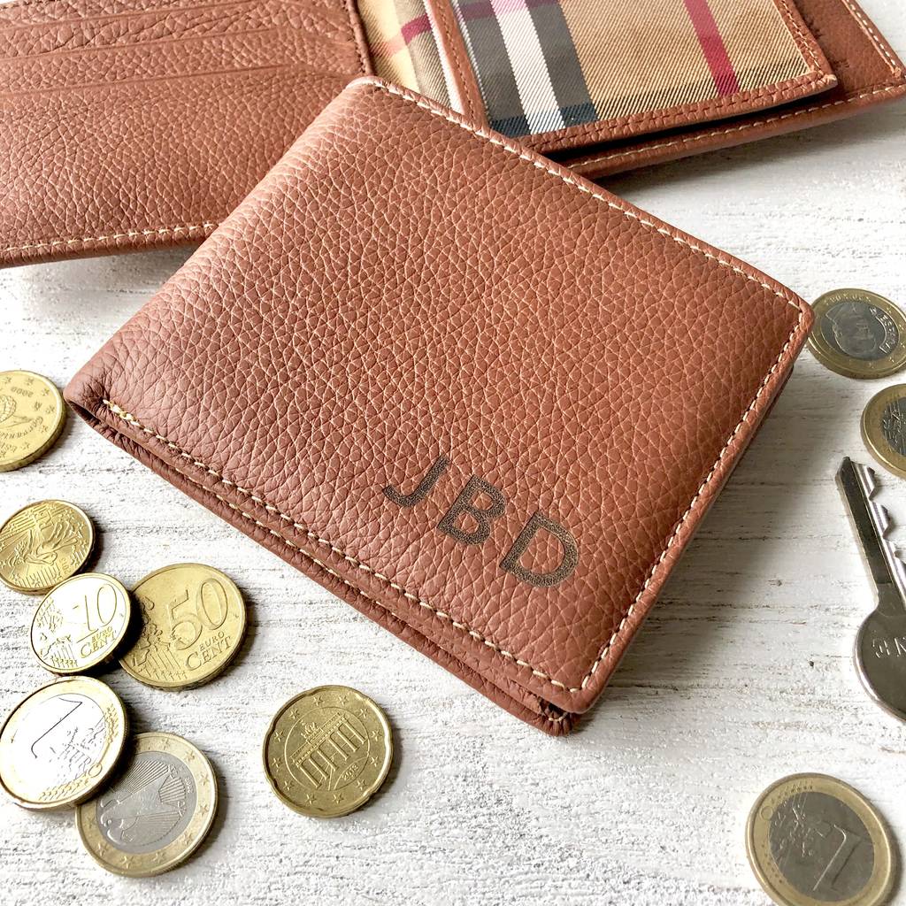Personalised Real Leather Wallet With Secret Message, 1 of 4