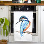 Inky Kingfisher Tea Towel, thumbnail 3 of 7
