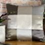 Silk Patchwork Cushion, thumbnail 1 of 10