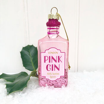 Large Glass Gin Bauble, 2 of 3
