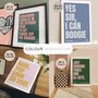 Personalised Song Lyrics Print, thumbnail 5 of 7