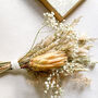 Dried Flower Posy With Protea And Gypsophila, thumbnail 2 of 6