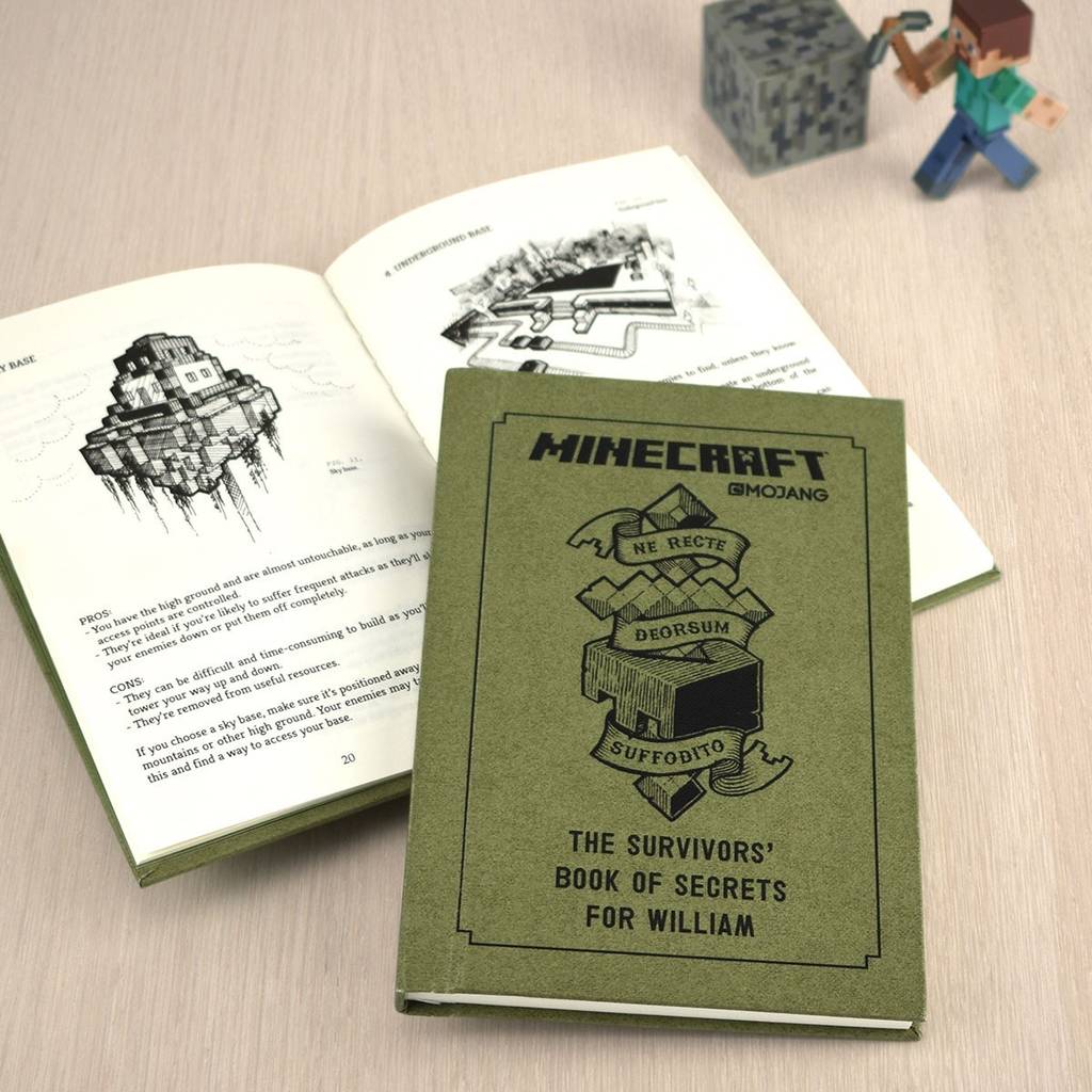 personalised minecraft book by alice frederick
