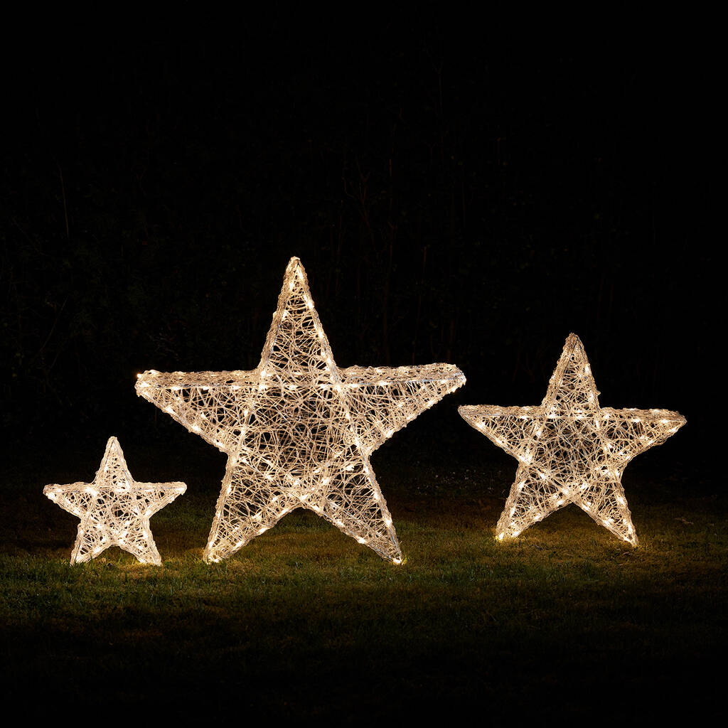 Twinky Smart Led Christmas Outdoor Star Light Trio By Lights4fun