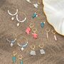 Giada Sugati Beaded Hoop Earrings, thumbnail 6 of 7