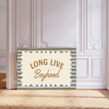 Boyhood Nursery Art Print, 2 of 2