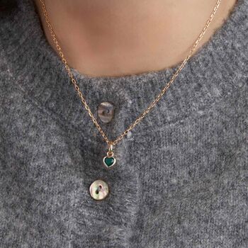 Buy A Heart Birthstone Pendant, 5 of 6