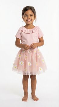 Daisy Pink Tulle Skirt, 4 of 9