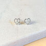 Mini Pretzel Stud Earrings, thumbnail 1 of 2