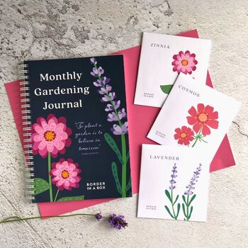 Happy Birthday Gardening Gift For Mum / Her Journal And Luxury Gloves, 5 of 10