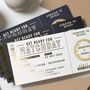 Personalised Football Ticket Scratch Reveal Voucher, thumbnail 3 of 9