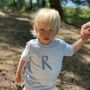 Personalised Letter Embroidered Child Baby T Shirt, thumbnail 6 of 10