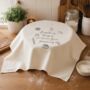 Personalised No Peeking Baking Tea Towel, thumbnail 2 of 6