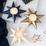 Navy Star Tealight Candle Holder, thumbnail 1 of 4