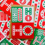 Pack Of Four Christmas Cards Ho Ho Ho, thumbnail 4 of 7