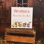 Personalised Toy Train Wooden Christmas Eve Box, thumbnail 1 of 11
