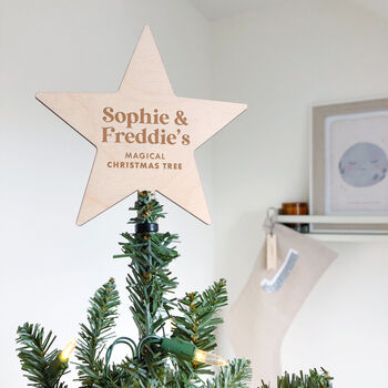 Personalised Children's Magical Christmas Tree Topper, 2 of 7