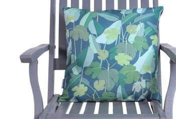 Palm Leaves Water Resistant Garden Outdoors Cushion, 4 of 9