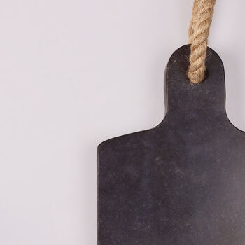 G Decor Black Marble And Wood Chopping Board, 6 of 6