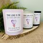 Personalised Love Is An Adventure Valentines Candle, thumbnail 1 of 11