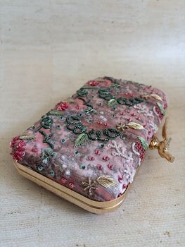 Pink Rectangular Bird Clutch, 3 of 8