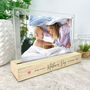 Personalised 'Our First…' Wooden Base 6x4' Photo Frame, thumbnail 2 of 11