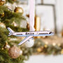 Personalised Plane Christmas Bauble Decoration, thumbnail 1 of 7