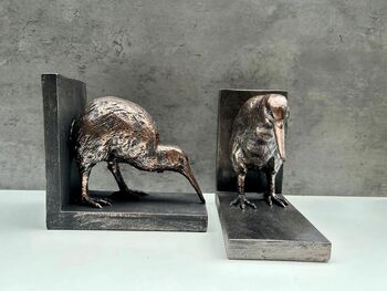 Handcrafted Bird Bookends Decorative Book Holder And Gift, 4 of 8