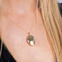 Personalised Large 9ct Mixed Yellow Gold Diamond Oval Locket, thumbnail 1 of 11