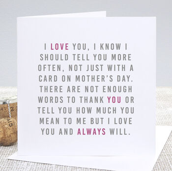 'Always' Mother's Day Card, 5 of 5