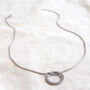Men's Personalised Stainless Steel Hoop Necklace, thumbnail 5 of 6