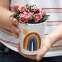 Rainbow Child's Personalised Plant Pot With Seeds, thumbnail 1 of 7