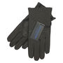 Melbury. Men's Woven Leather Silk Lined Glove, thumbnail 2 of 7